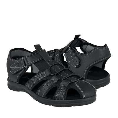 HUARACHES CABALLERO FUROR 26102 SIMIPIEL NEGRO