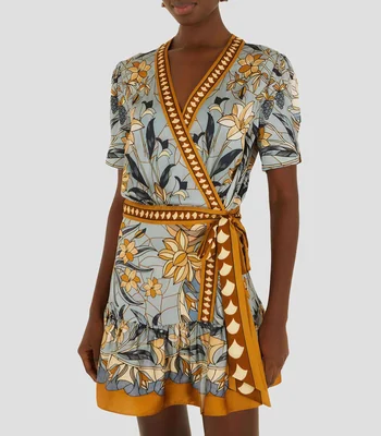 Vestido Stained Glass Beauty Corto estampado Mujer