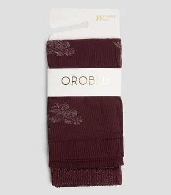 Set de calcetines Twins Duo Glitter Estampado Mujer