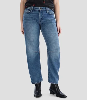 Jeans de corte regular Tapered Mujer