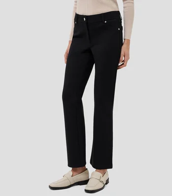 Pantalón ancho liso Mujer