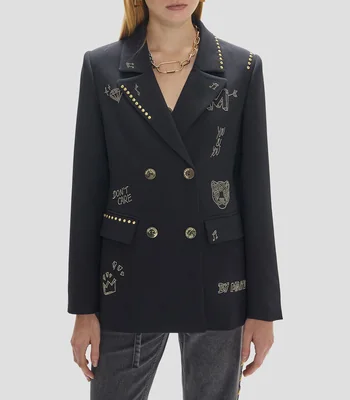 Blazer liso Mujer