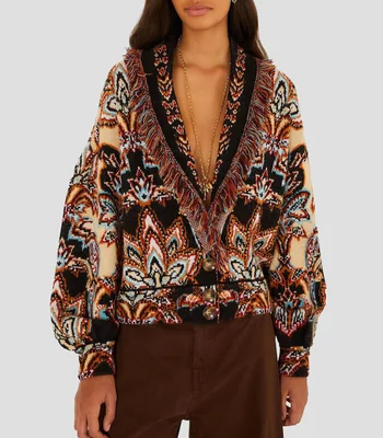 Cárdigan tapestry dream estampado Mujer