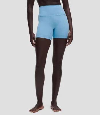 Shorts deportivos lisos Align 6" Mujer