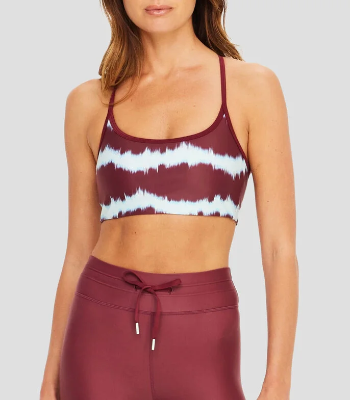 Top deportivo Crossback Mujer