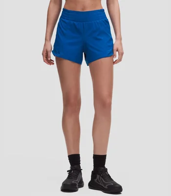 Shorts deportivos lisos Hotty Hot 4" Mujer