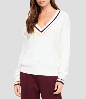 Suéter Knit Josette cuello V Mujer