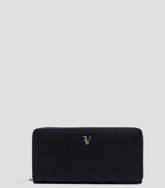 Cartera en piel lisa Mujer