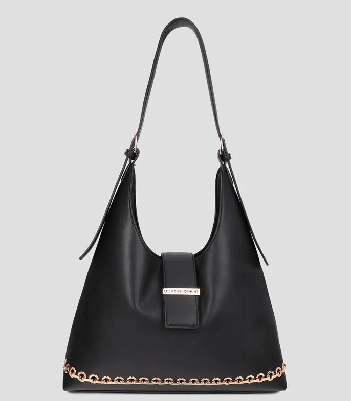 Bolsa Shoulder Shopper con ojales Mujer