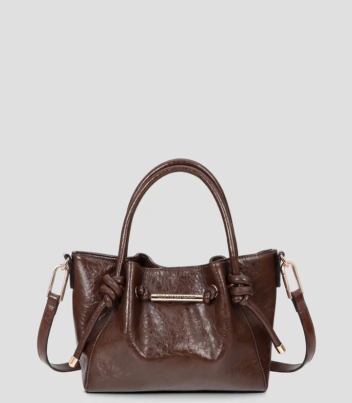 Bolsa Crossbody con logo troquelado Mujer