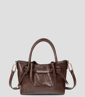 Bolsa Crossbody con logo troquelado Mujer