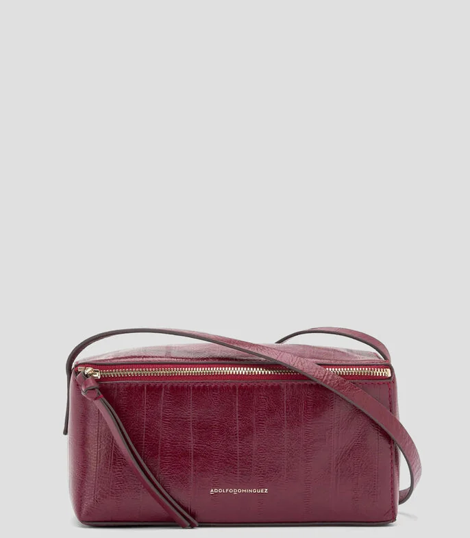 Bolsa en Piel Shoulder Sólido Mujer