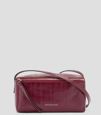 Bolsa en Piel Shoulder Sólido Mujer