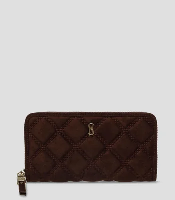 Cartera negra diseño acolchado mujer