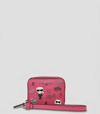 Cartera en cuero de vaca Paris Meribel con muñequera Mujer