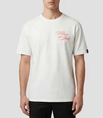Playera cuello redondo manga corta estampado Hombre