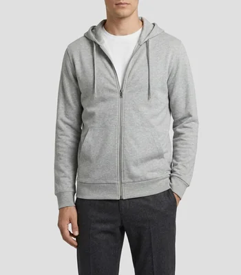 Sudadera canguro con cierre y capucha Hombre