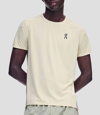 Playera para correr Performance cuello redondo manga corta lisa Hombre