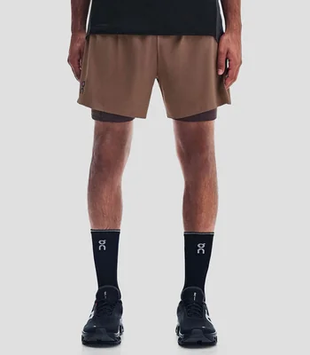 Short para correr elástico Hombre