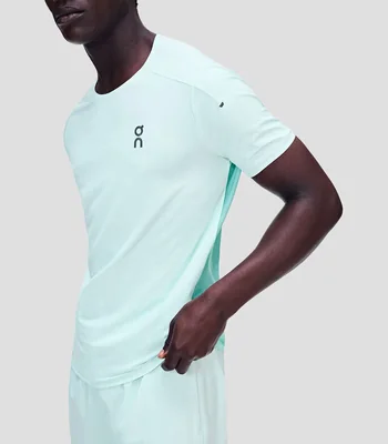 Playera para correr Performance cuello redondo manga corta lisa Hombre