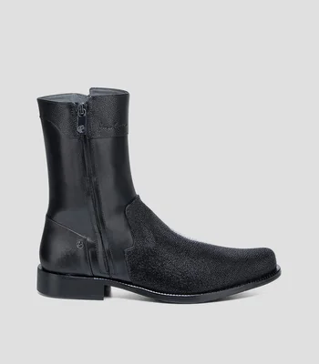 Botas Medias en Piel Hombre