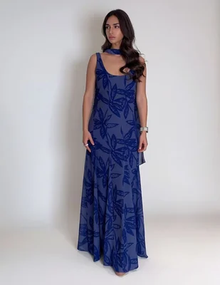 Vestido largo de fiesta familia zomos para mujer