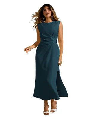 Vestido largo cocktail para mujer