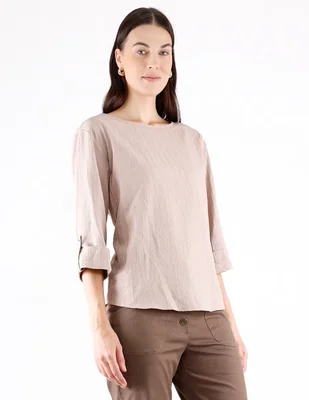 Blusa coleccion manga 3/4 para mujer