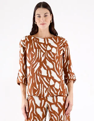 Blusa coleccion manga 3/4 para mujer
