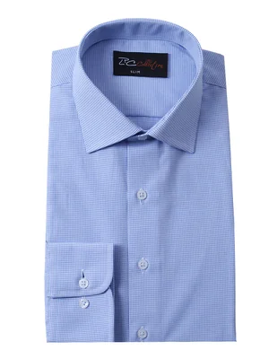 Camisa formal manga larga para hombre