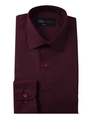 Camisa formal manga larga para hombre