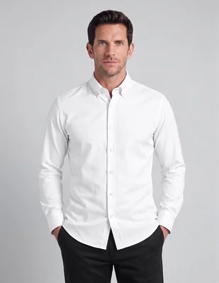 Camisa de vestir moda manga larga para hombre