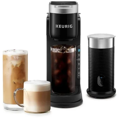 Cafetera y Espumador Keurig KCBBK86S Negro de una sola porción 1.2 L