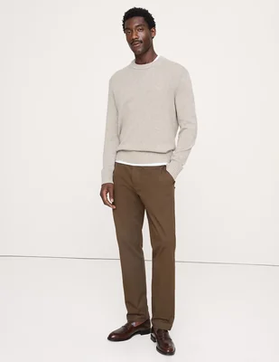 Pantalón chino slim de algodón para hombre