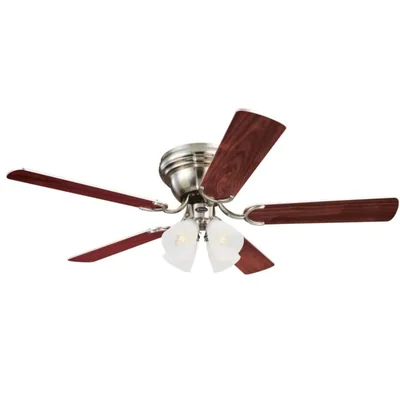 Ventilador de techo Westinghouse 132 cm níquel cepillado con luz