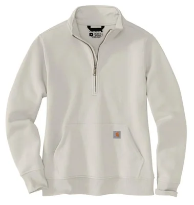 Sudadera Carhartt Mediana Color Malta con Cremallera Parcial