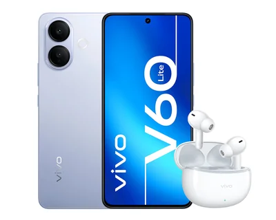 Celular vivo V60 Lite Liberado 256 GB Azul + Audífonos