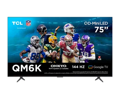 Pantalla Smart TV TCL Mini LED 75 Pulgadas 4K 75QM6K