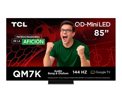 Pantalla Smart TV TCL QD Miniled 85 Pulgadas 7K 75QM7K