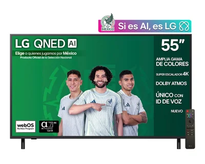 Pantalla Smart TV LG QNED 55 Pulgadas 4K 55QNED82