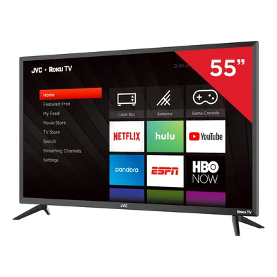 Pantalla JVC 55 Pulgadas Led 4k Smart Tv Roku