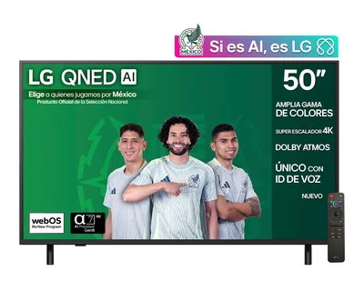 Pantalla Smart TV LG QNED 50 Pulgadas 4K 50QNED82