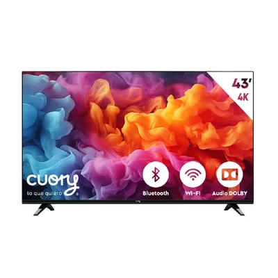 Pantalla Smart Tv Cuory 43 Pulgadas Android Tv 4k Qled Hdmi