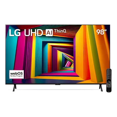 Smart TV LG 98UT9050PSA 98 Pulgadas UHD AI 4K webOS HDR10 Bluetooth Color Negro