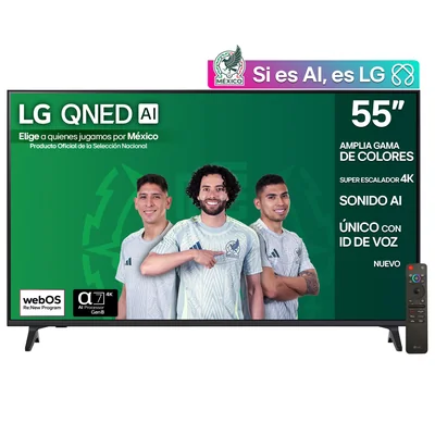 Televisiones Lg Lg Pantalla 55 Pulgadas Qned Ai Qned73 4k Smart Tv Webos 2025