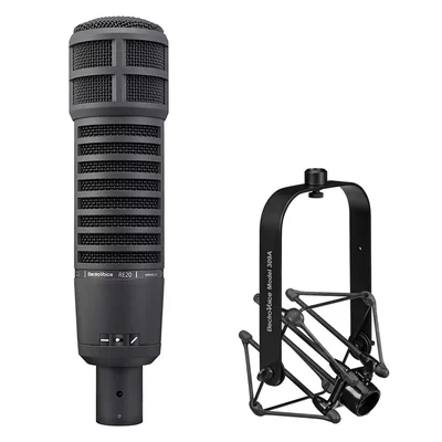 Micrófono Dinámico Electro-voice Re20 Negro Para Transmisión - Venta Internacional.