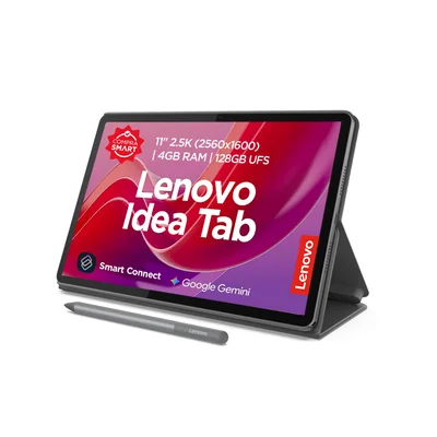 Tablets Lenovo Tablet Lenovo Idea Tab |4gb Ram + 128 Gb Ufs |11' 2.5k| Android 15 | Incluye Tab Pen + Funda Tipo Libro (modelo 2