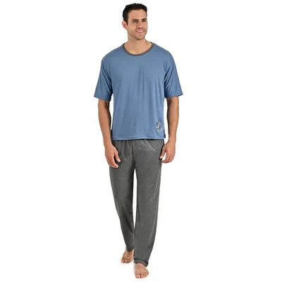 Pijama de Playera Manga Corta y Pantalón Starwest para Hombre