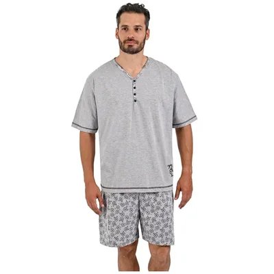 Pijama de Playera Manga Corta y Short con Diseño Starwest para Hombre