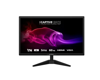 Monitor Acteck Captive Brite 19.5 Pulgadas Cb185 Hd Tn 60 Hz 5 Ms